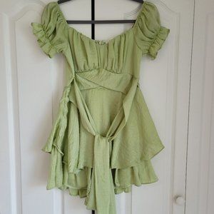 Green Party Romper